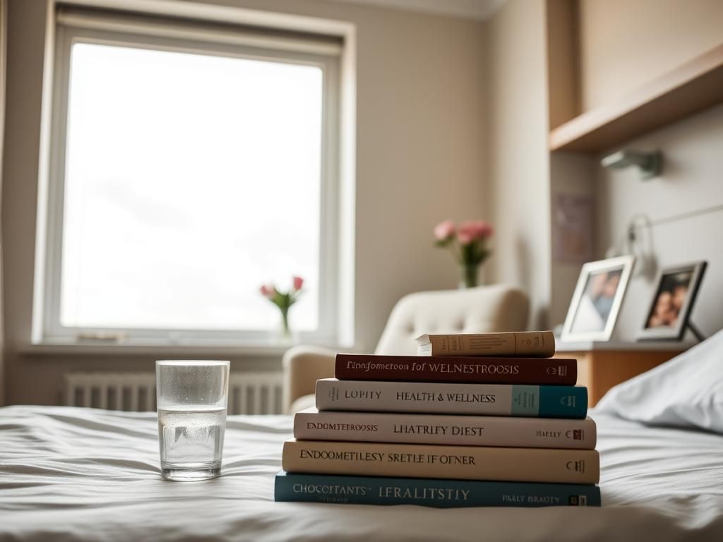 Flick International A serene hospital room with a window showcasing a calm sky, symbolizing rest and health.