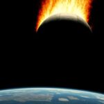 Flick International Dramatic reentry of the Soviet spacecraft Kosmos 482 against a darkening sky
