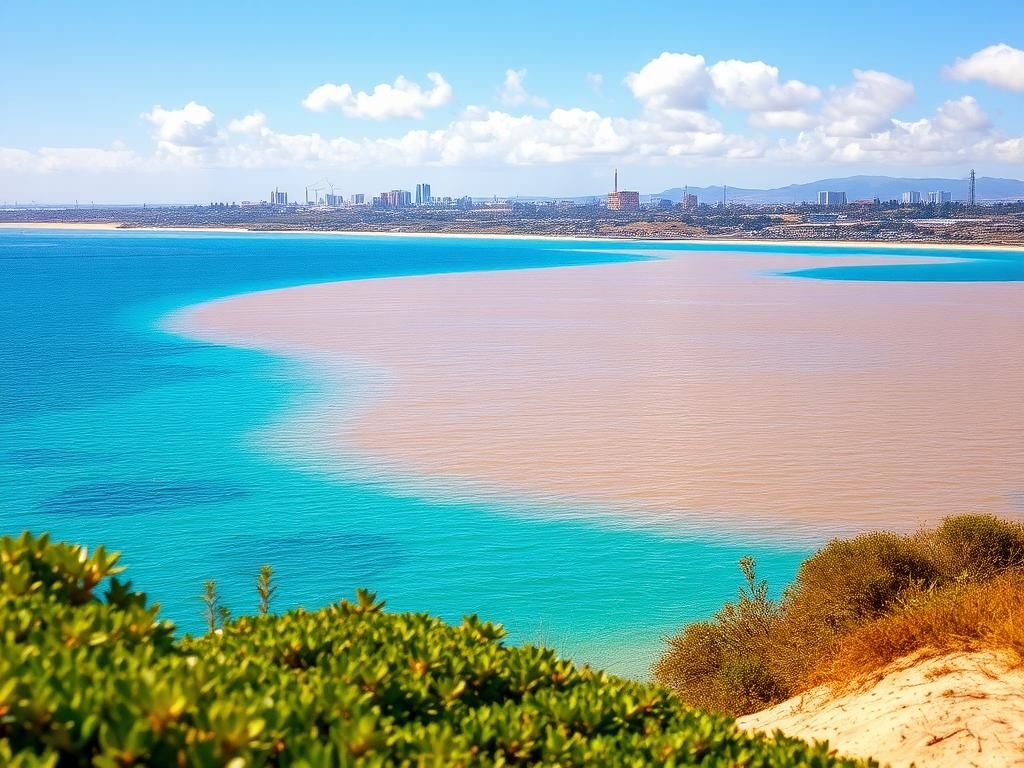 Flick International Serene coastal scene off San Diego illustrating the sewage crisis