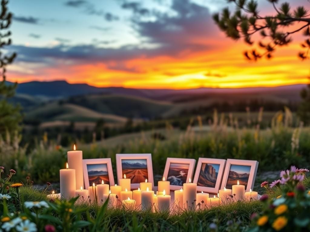 Flick International A romantic outdoor proposal setting with heart-shaped candle arrangements