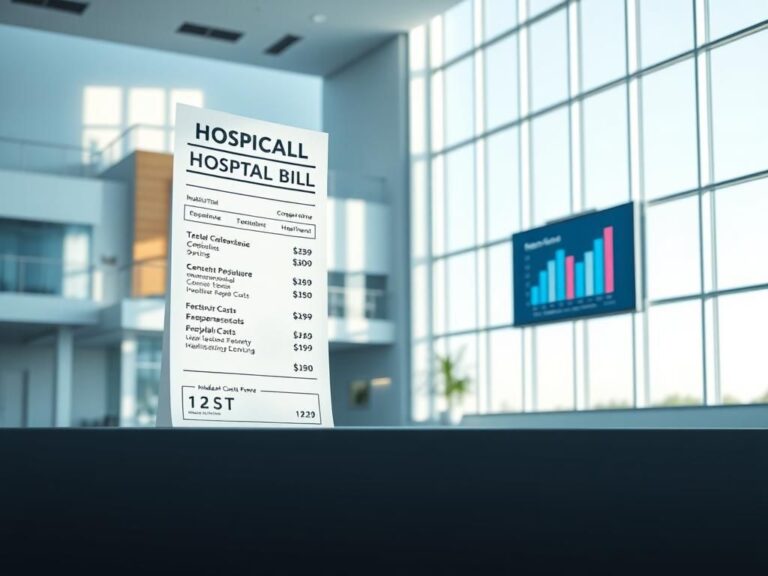 Flick International Open hospital bill showcasing transparent medical procedure prices in a modern healthcare environment