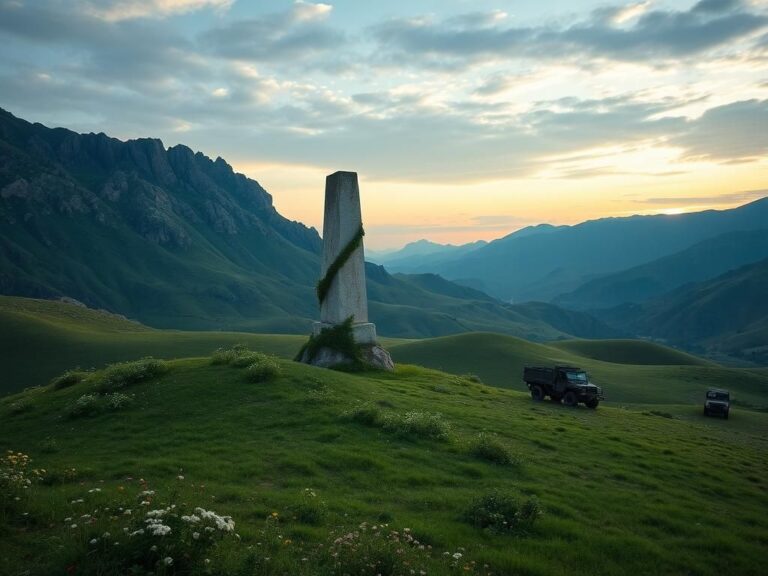 Flick International A weathered stone monument stands amid a rugged landscape in southeastern Turkey, symbolizing the Kurdish struggle.