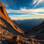 Flick International Dramatic mountain landscape in Washington’s North Cascades National Park during golden hour