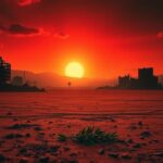 Flick International A dramatic landscape of a barren desert symbolizing the deteriorating conditions in Iran