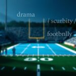 Flick International Blurred shot of Kenan Stadium showcasing vibrant Tar Heels end zone and goalposts