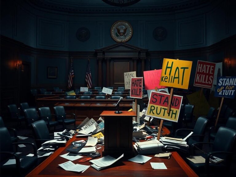 Flick International Chaotic Senate hearing interrupted by protesters