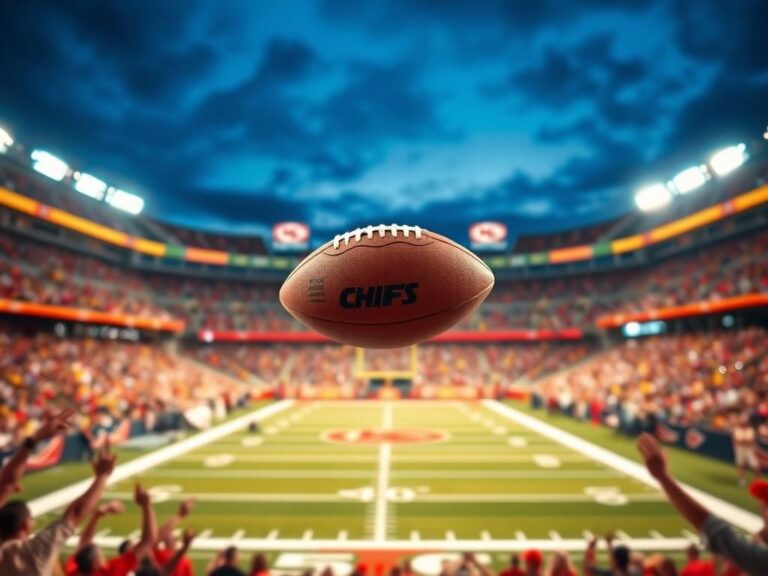 Flick International Vibrant scene of Arrowhead Stadium during a Kansas City Chiefs playoff game with fans displaying enthusiasm.