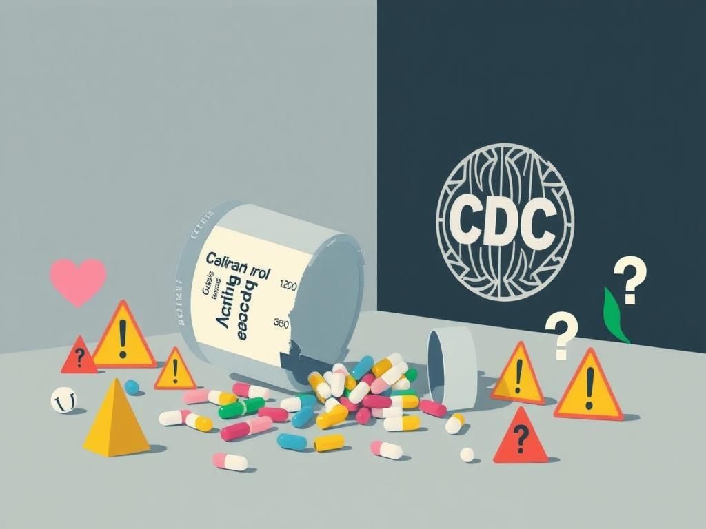 Flick International Conceptual illustration of a crumbling vaccine bottle symbolizing the end of routine COVID vaccination guidance