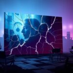 Flick International A dramatic digital landscape representing AI and celebrity likeness