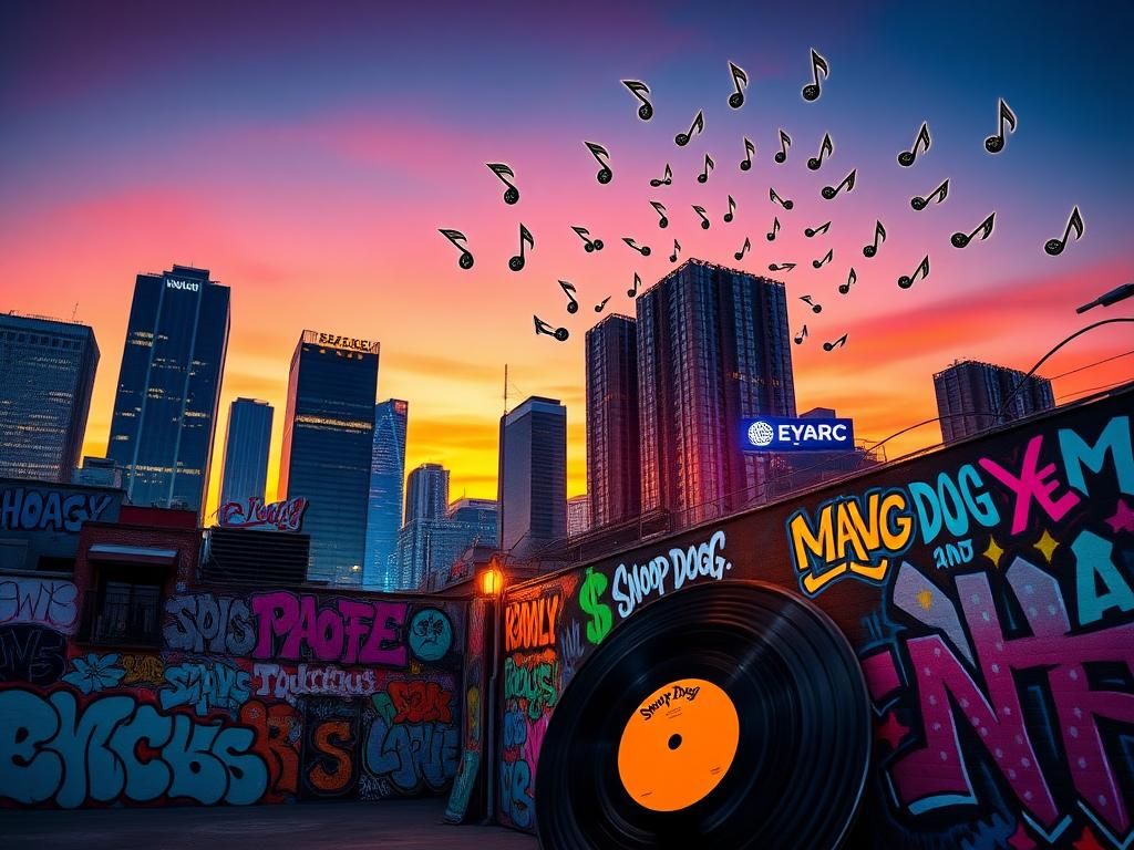 Flick International Colorful street art symbolizing resilience and community empowerment in an urban landscape.