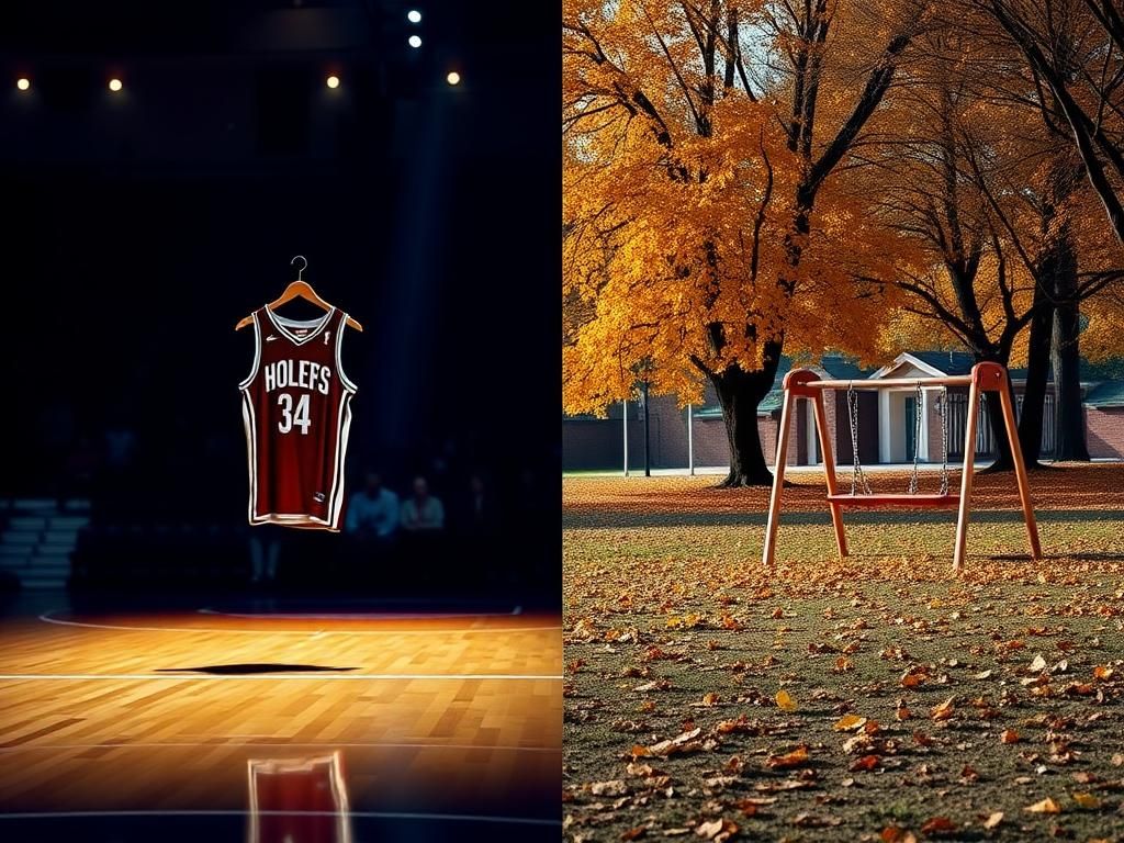 Flick International Dimly lit basketball court symbolizing Rudy Gobert's dedication amid personal challenges