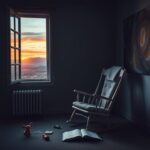 Flick International Serene scene showing a rocking chair near a window with baby toys, symbolizing motherhood and emotional struggle.