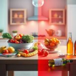 Flick International A balanced meal of colorful fruits and vegetables on a table, symbolizing healthy eating habits and obesity treatment.
