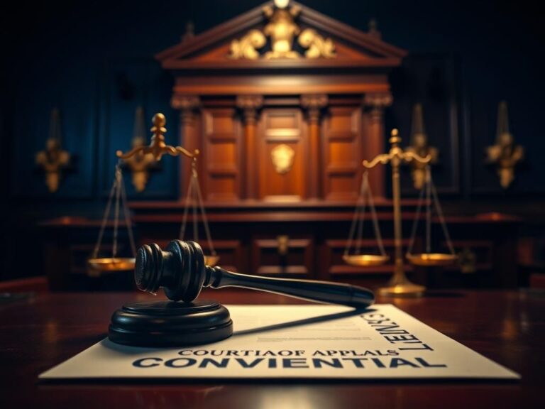 Flick International Dramatic courtroom scene with wooden bench and legal symbols