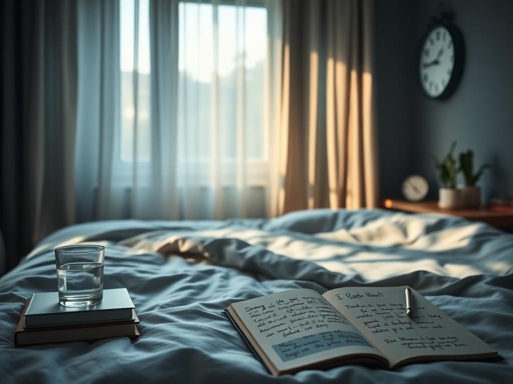 Flick International A serene room setup with a comforting bed, soft colors, and elements symbolizing healing and recovery.
