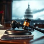 Flick International Ornate judicial gavel symbolizing justice on a polished wooden desk