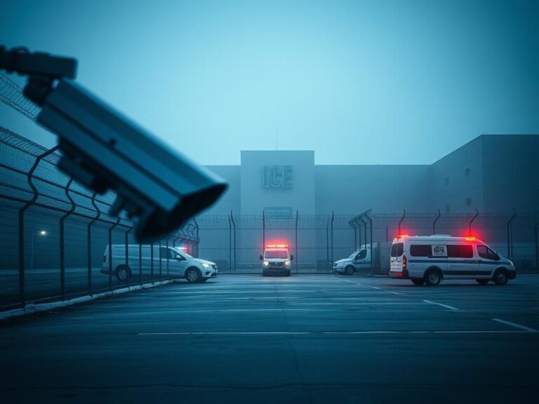 Flick International A stark, empty New Jersey ICE facility with high security features