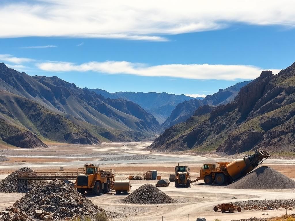 Flick International Rugged mountains in Idaho showcasing a newly opened antimony mine