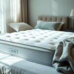 Flick International Serene bedroom with a stylishly made bed featuring a firm mattress for back pain relief