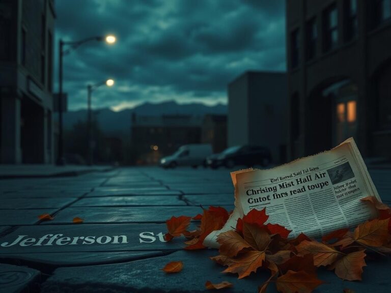 Flick International Dimly lit street in Salt Lake City highlighting the location of Christine Gallegos' murder