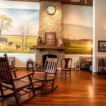 Flick International Newly remodeled interior of a Cracker Barrel restaurant featuring rustic charm and modern updates