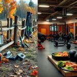 Flick International A split-screen image of Kane Brown showcasing his fitness transformation