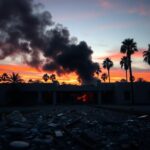 Flick International aftermath of car bomb explosion at California fertility clinic