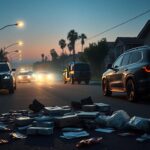 Flick International Dramatic pre-dawn raid scene in upscale Los Angeles targeting transnational gangs