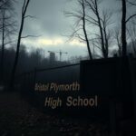 Flick International Desolate scene behind Bristol Plymouth High School highlighting the area tied to recent deaths