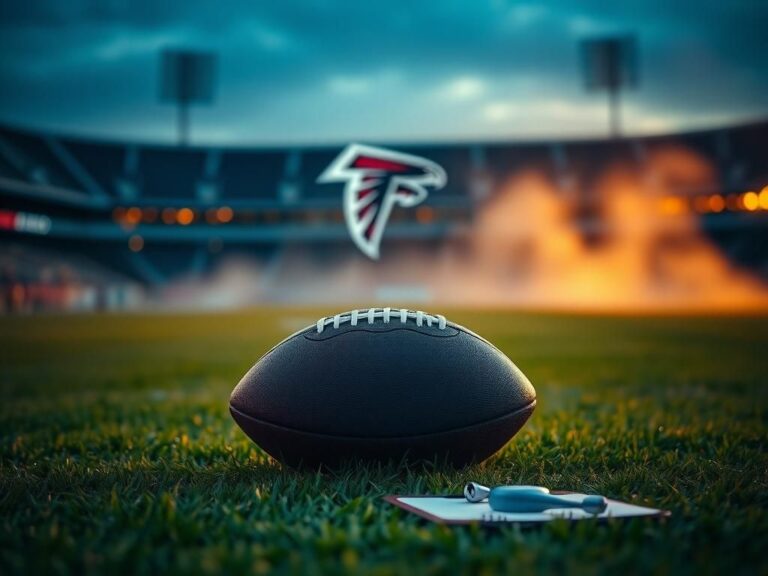 Flick International A serene football field at dawn with a well-worn football representing hope and support.