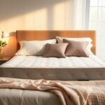 Flick International A serene bedroom scene with a luxurious mattress and cozy bedding