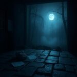 Flick International A dark prison cell illuminated by moonlight, symbolizing jailhouse calls and secrets.