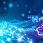 Flick International Futuristic digital landscape showcasing abstract AI concepts
