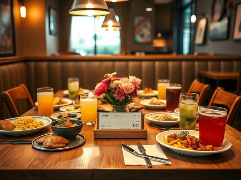 Flick International Cozy restaurant table set for a meal with colorful dishes and drinks