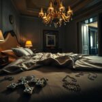 Flick International Luxurious hotel room post-robbery with scattered jewelry