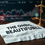 Flick International Conceptual image of a legislative bill symbolizing Trump's recent victory on a wooden desk
