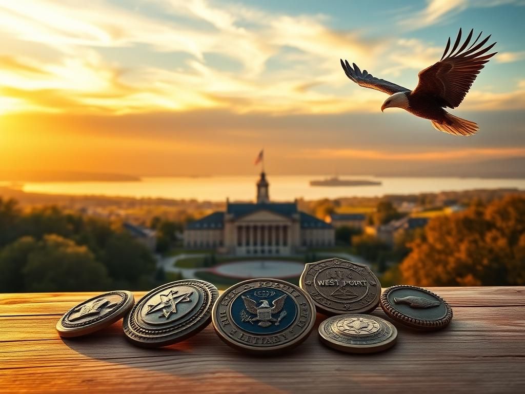 Flick International A majestic sunset view of the West Point Military Academy featuring Thayer Hall and the Hudson River