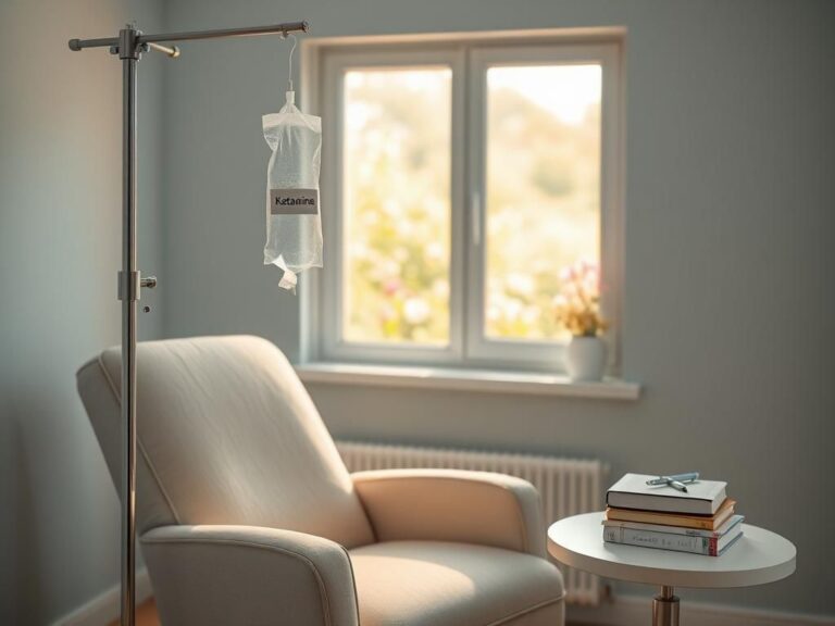 Flick International A calming therapy room featuring a plush chair and ambient lighting
