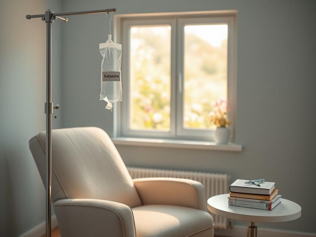 Flick International A calming therapy room featuring a plush chair and ambient lighting