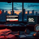 Flick International Dramatic newsroom scene depicting turmoil and controversy over CBS Emmy nomination