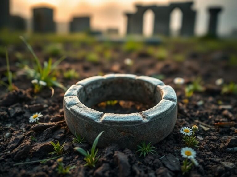 Flick International Close-up view of an ancient Roman eight-sided ring found in Lincolnshire