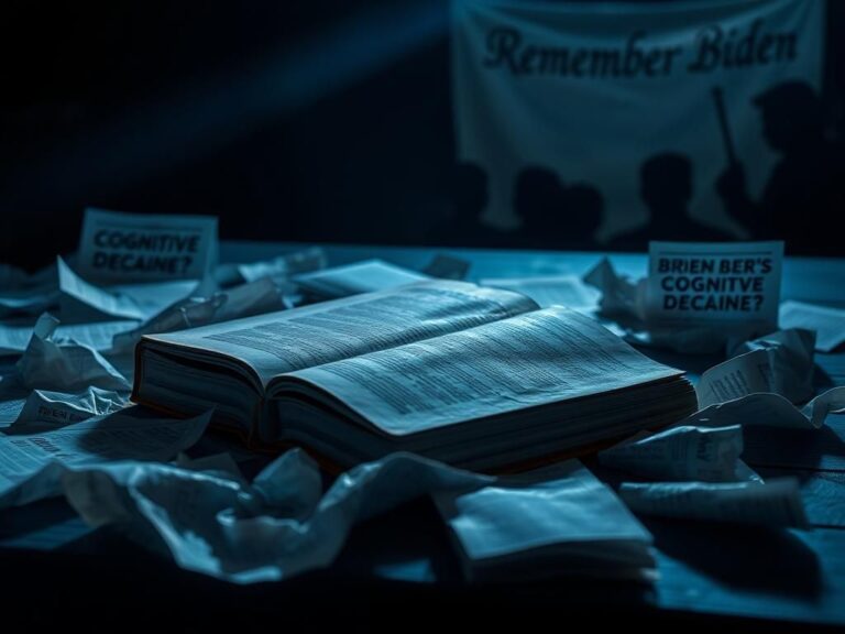 Flick International Dimly lit book titled 'Original Sin' lying open on a wooden table with crumpled pages and abstract shadows in the background