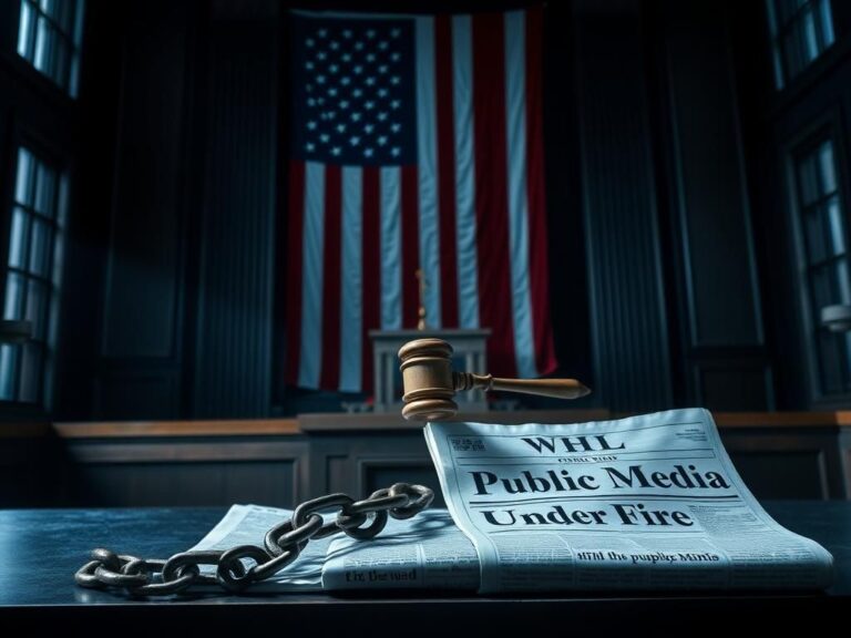 Flick International A courtroom scene depicting justice with a gavel and an American flag backdrop