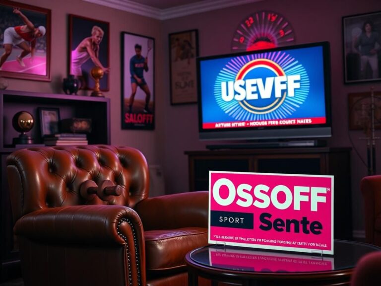 Flick International Campaign scene featuring a vintage living room with a luxurious armchair and campaign sign