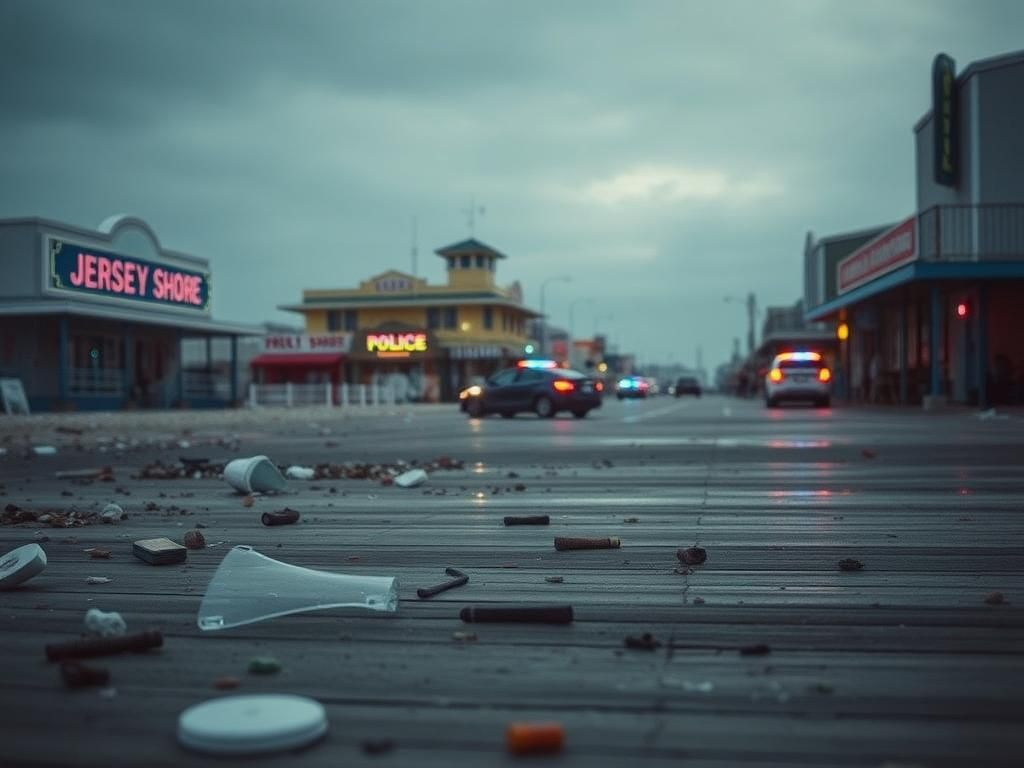 Flick International Deserted Jersey Shore boardwalk after Memorial Day violence
