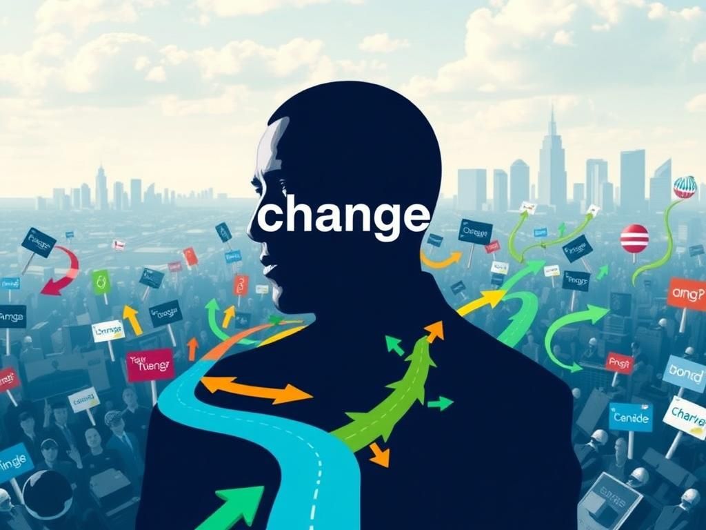 Flick International Conceptual representation of the political landscape showcasing Barack Obama and emerging Democratic leaders