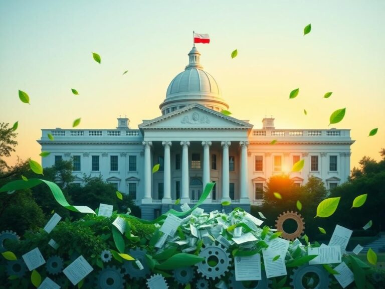 Flick International A modern representation of the White House symbolizing efficiency and accountability in government