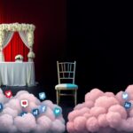 Flick International Scene depicting a wedding altar beside a darkened space symbolizing exclusion