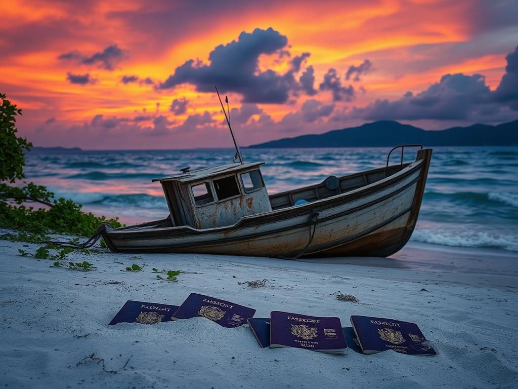 Flick International Abandoned vessel washed ashore with decomposed bodies in the Caribbean