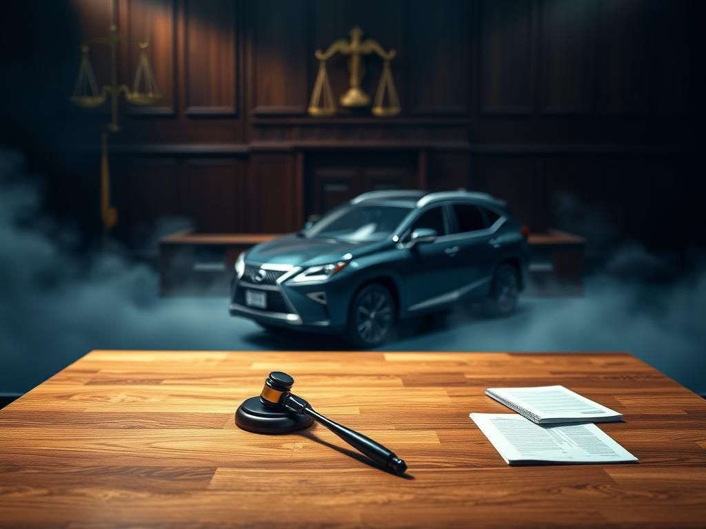 Flick International A dramatic courtroom scene highlighting an empty wooden table representing the defense's readiness in Karen Read's case.